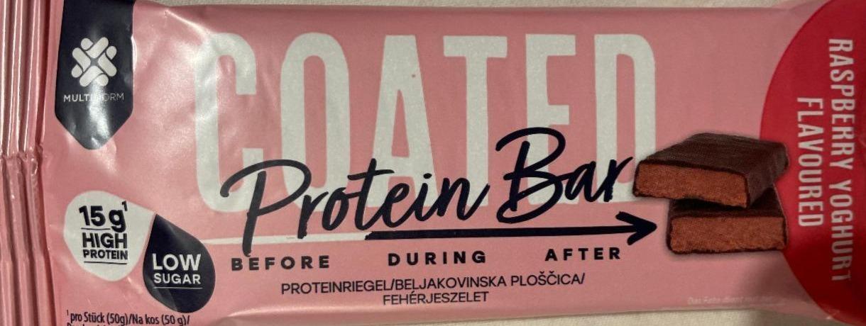 Fotografie - coated protein bar raspberry yoghurt flavoured Raspberry Multinorm