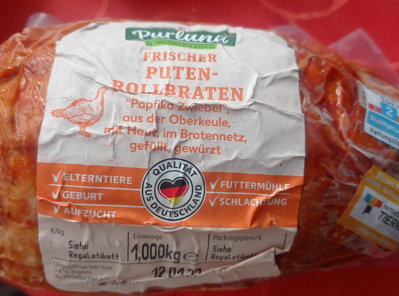 Fotografie - Frischer puten-rollbraten Purland