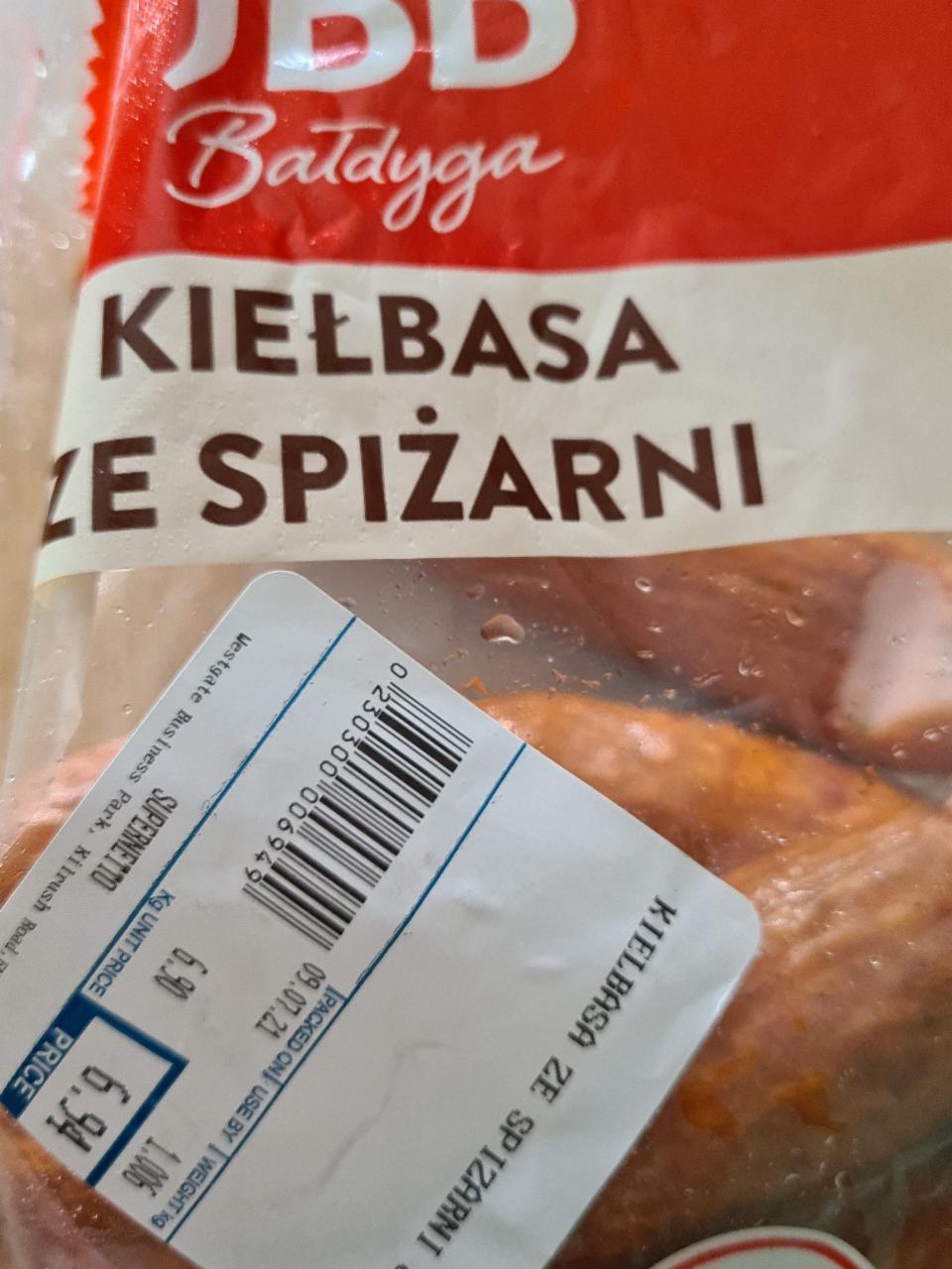 Fotografie - Kiełbasa ze spiżarni JBB Bałdyga