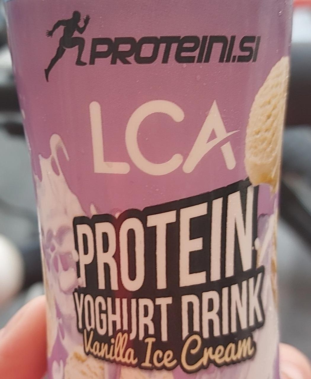 Fotografie - Protein yoghurt drink vanilla ice cream Proteini.si