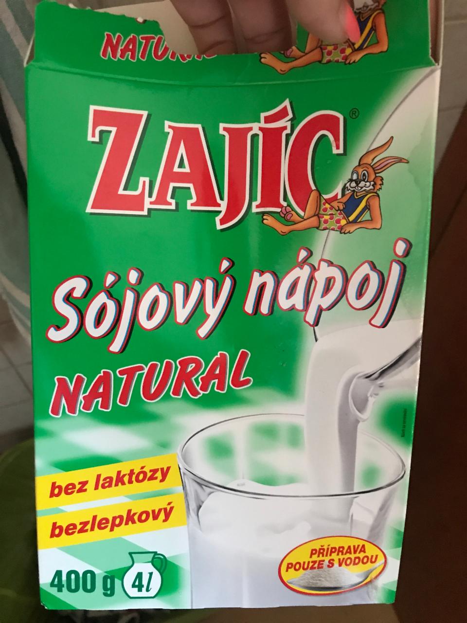 Fotografie - Sójový nápoj natural Zajíc