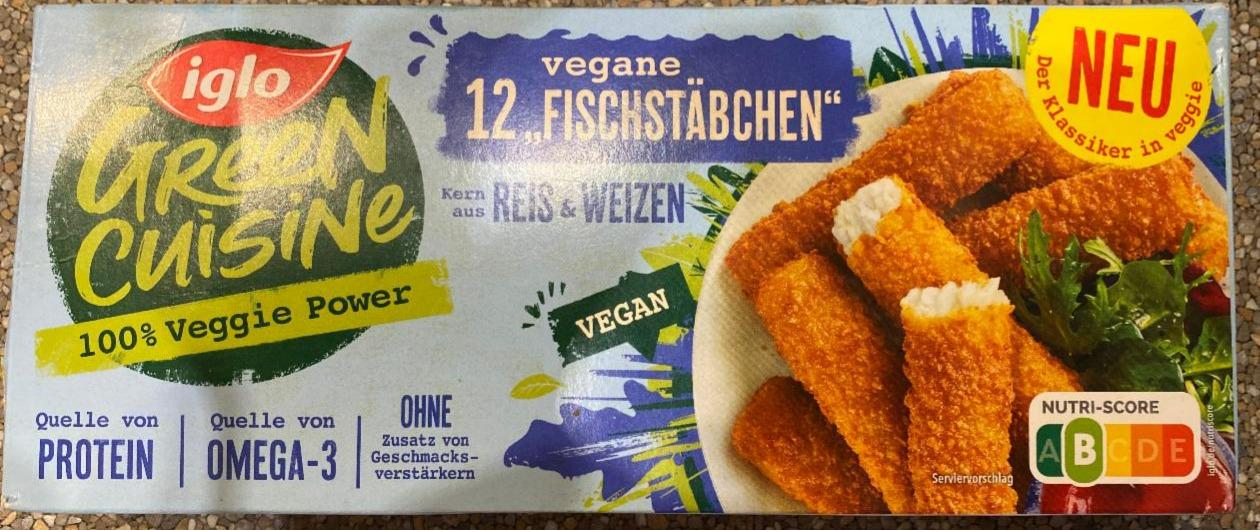 Fotografie - iglo green cuisine vegane fischstäbchen