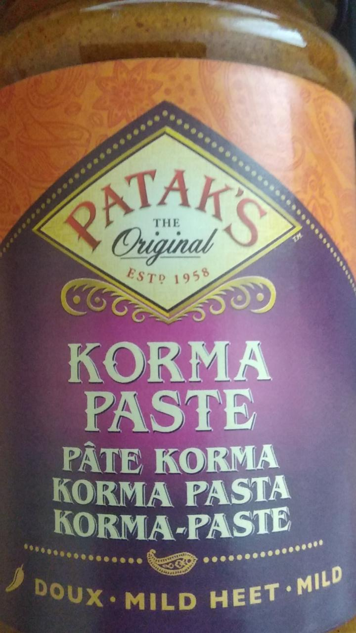 Fotografie - Korma paste mild Patak's Original