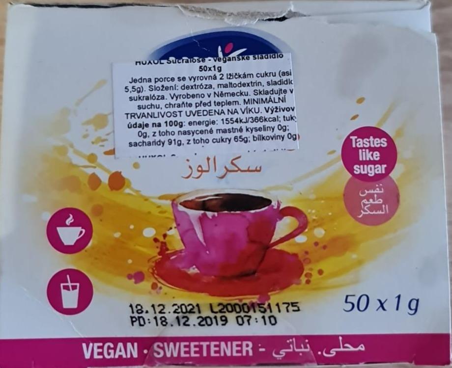 Fotografie - Sucralose Vegan sweetener Huxol