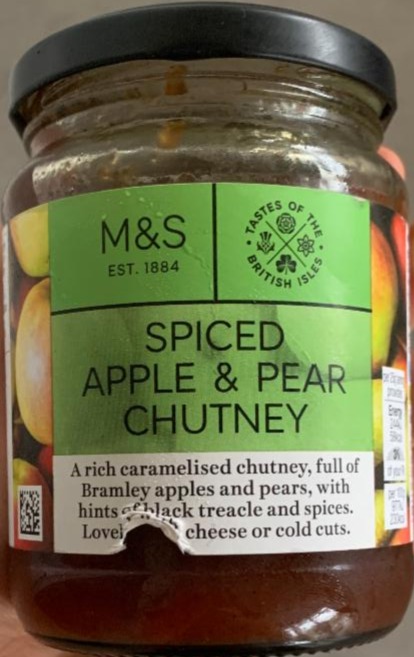 Fotografie - Spiced Apple & Pear Chutne M&S