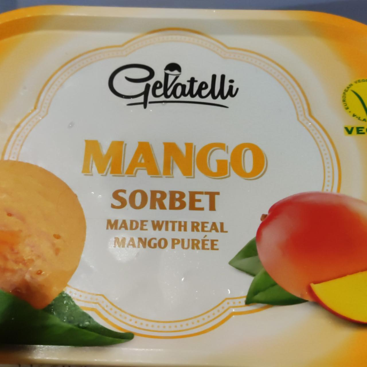 Fotografie - mangový sorbet Gelatelli