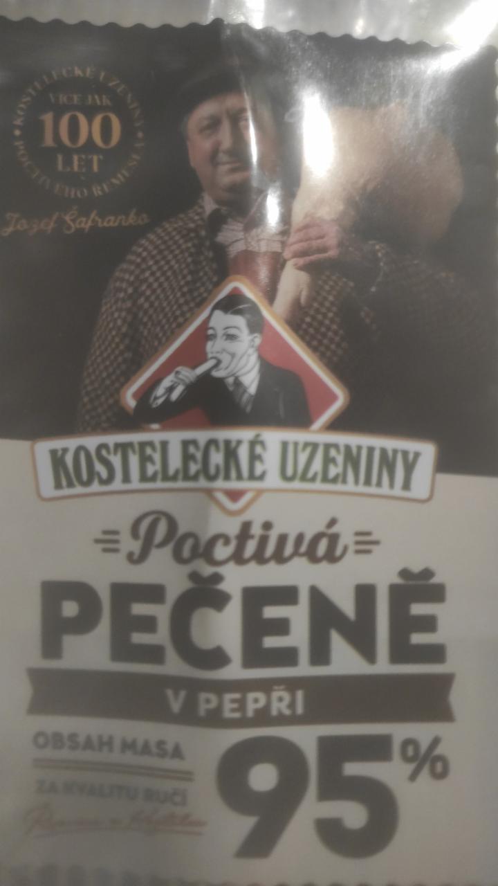 Fotografie - poctivá pečeně v pepři 95% Kostelecké uzeniny