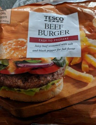 Fotografie - Beef Burger Tesco