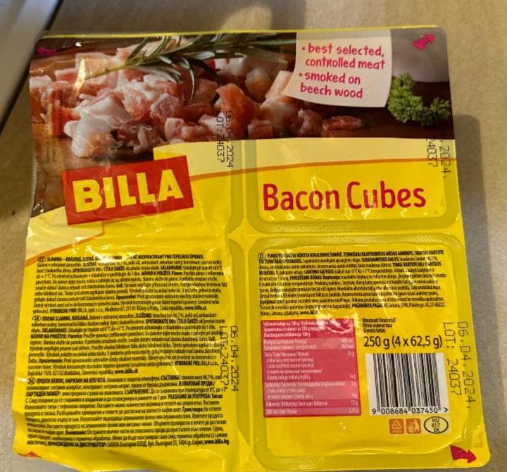 Fotografie - Bacon cubes Billa