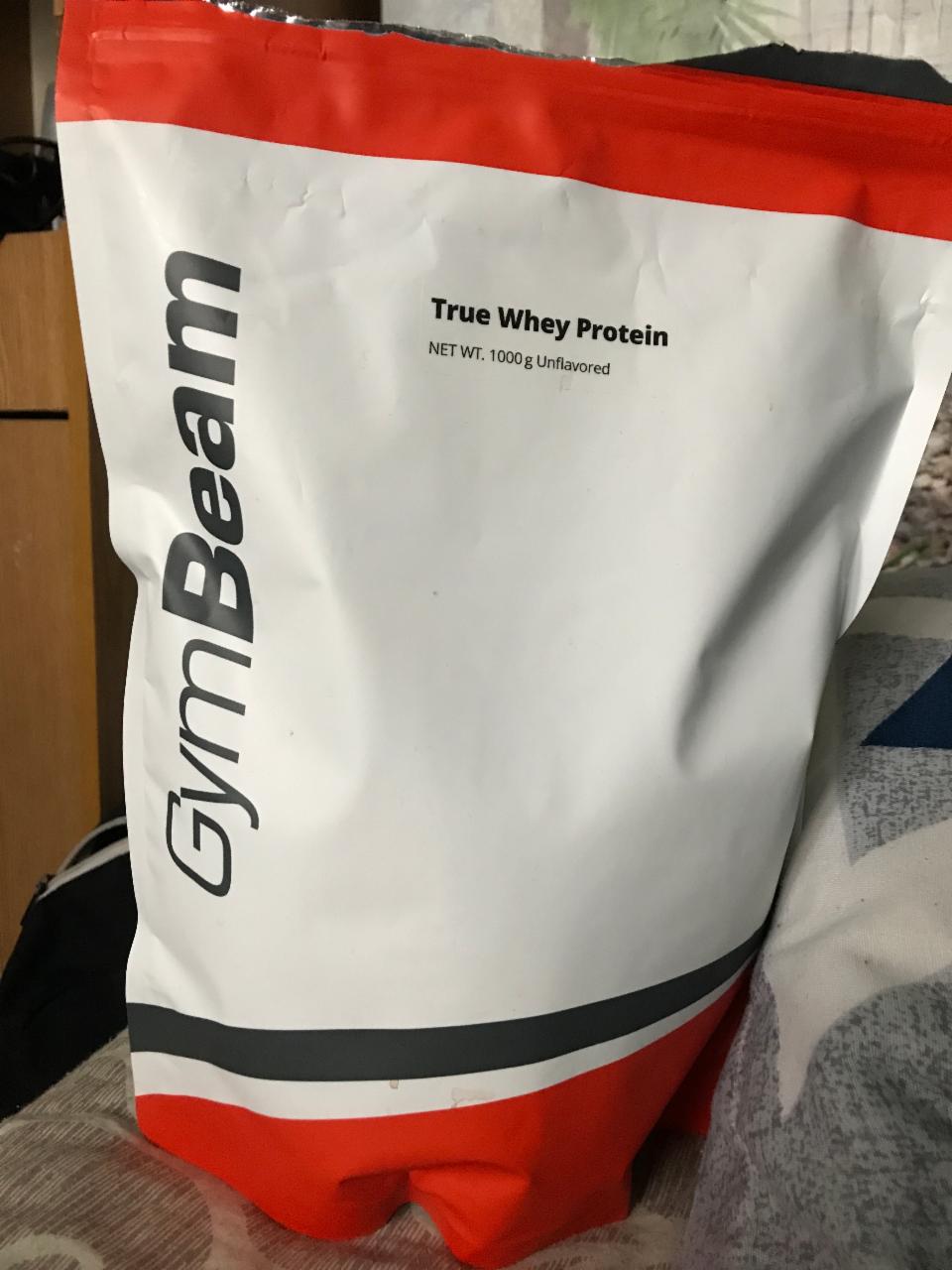 Fotografie - True Whey protein Unflavoured GymBeam