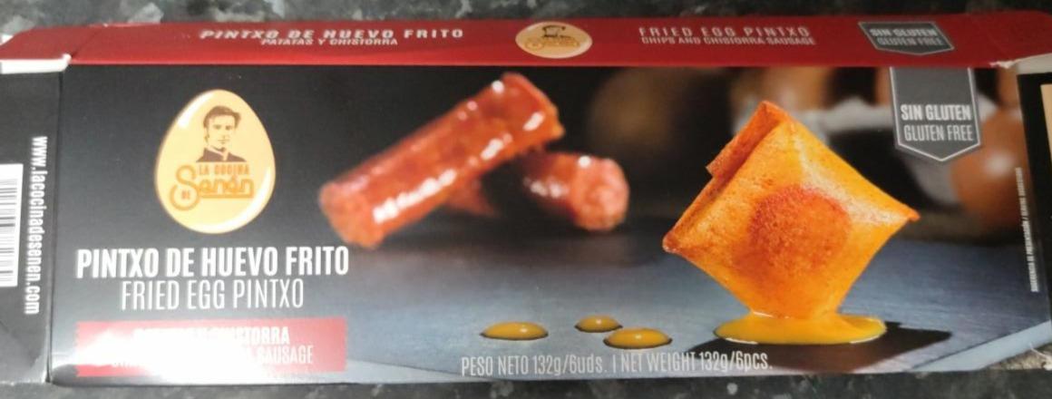 Fotografie - Pintxo de huevo frito con patatas y chistorra sin gluten La cocina de Senén