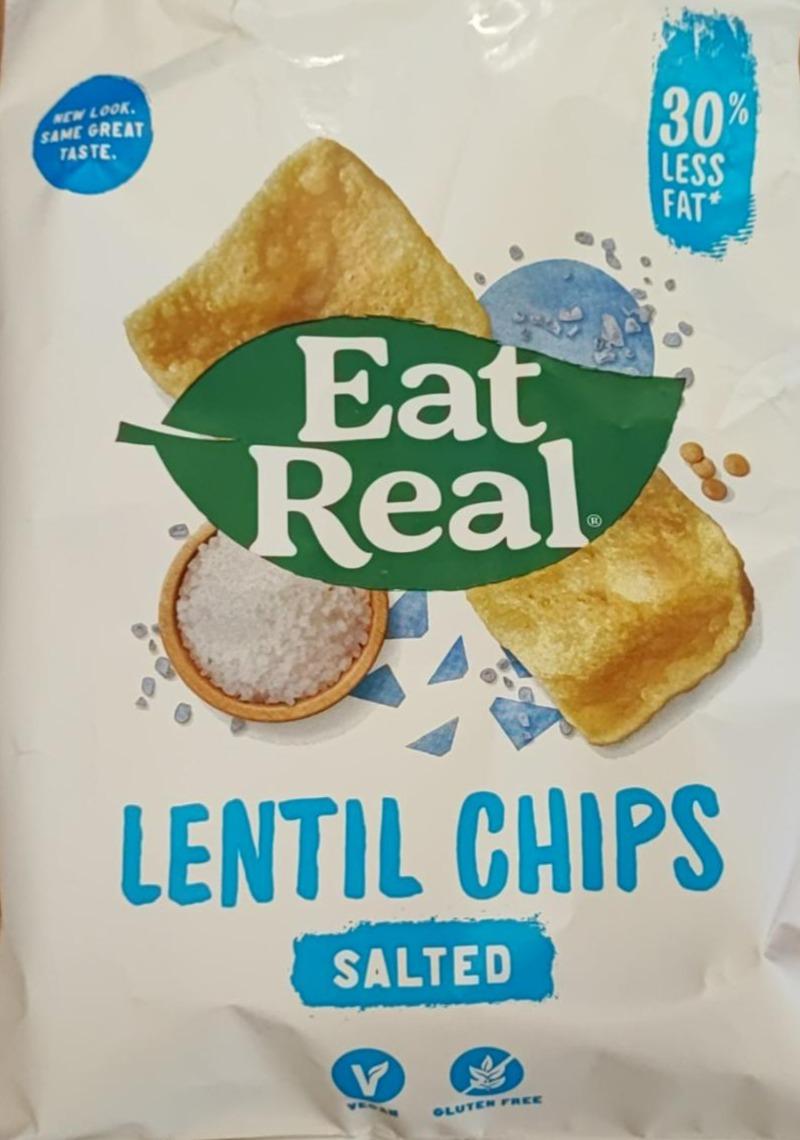 Fotografie - Lentil chips Salted Eat Real