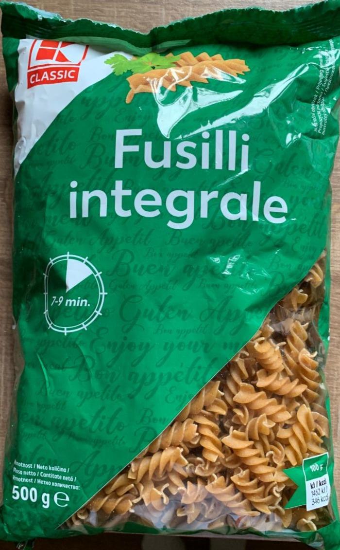 Fotografie - Fusilli integrale K-Classic