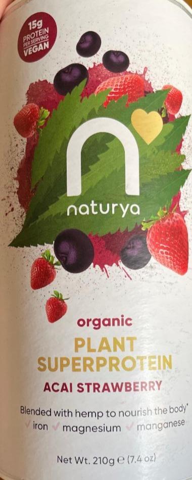 Fotografie - naturya plant superprotein acai strawberry