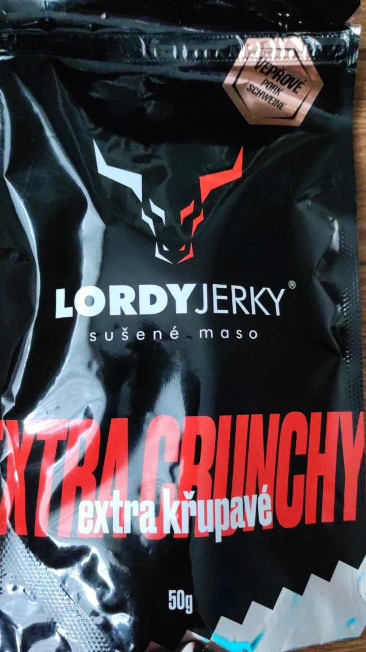 Fotografie - Sušené maso vepřové extra křupavé Lordy Jerky