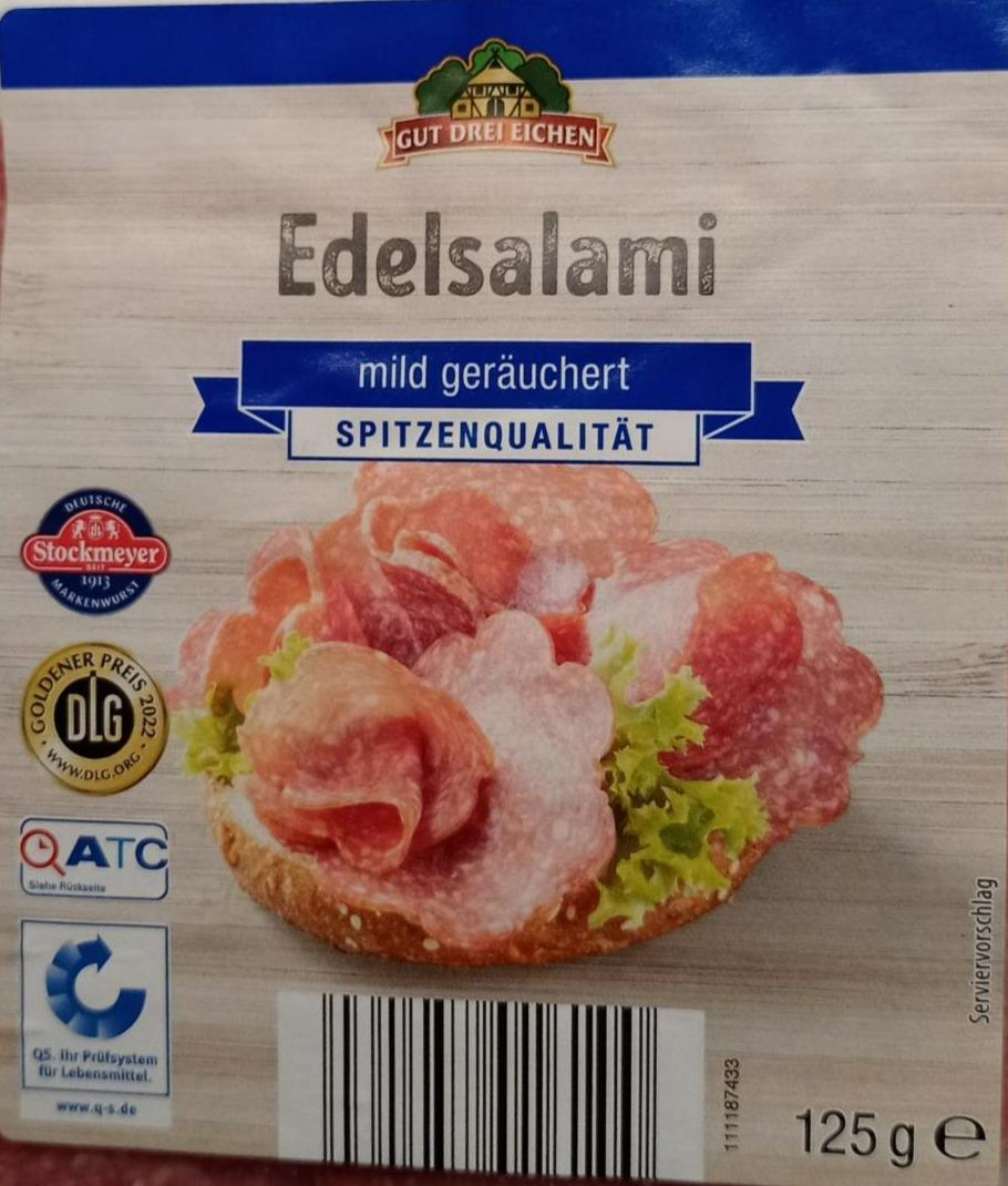 Fotografie - Edelsalami mild geräuchert Gut drei Eichen