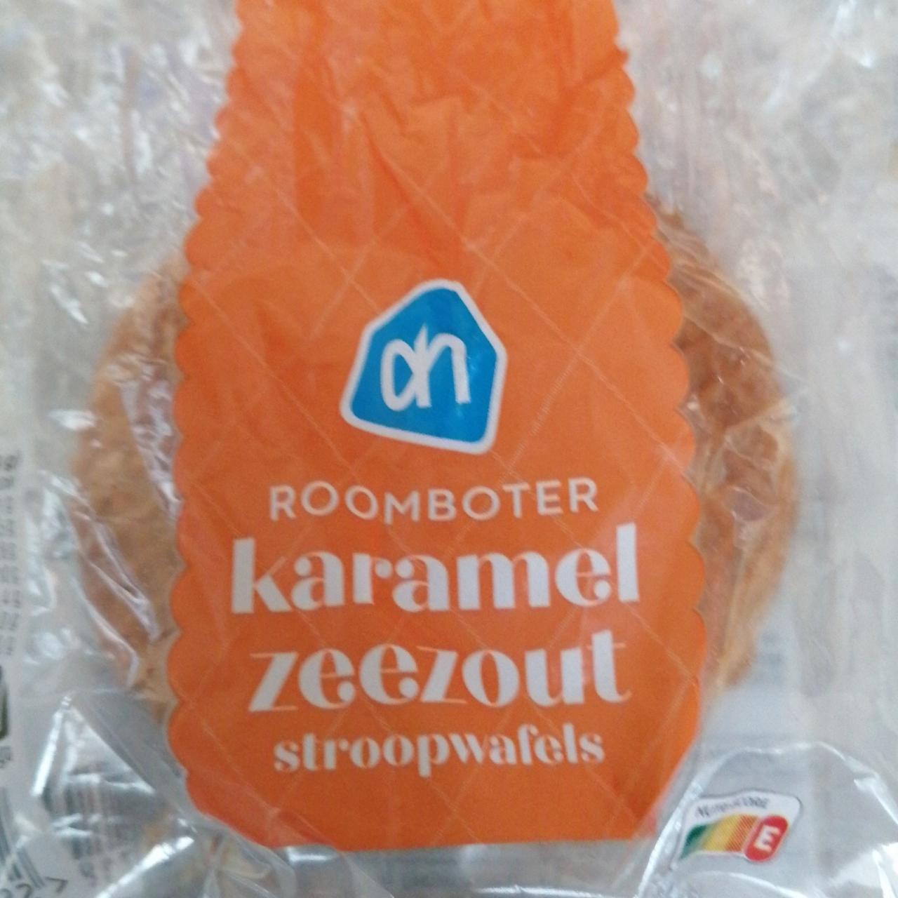 Fotografie - Roomboter karamel zeezout stroopwafels Albert Heijn