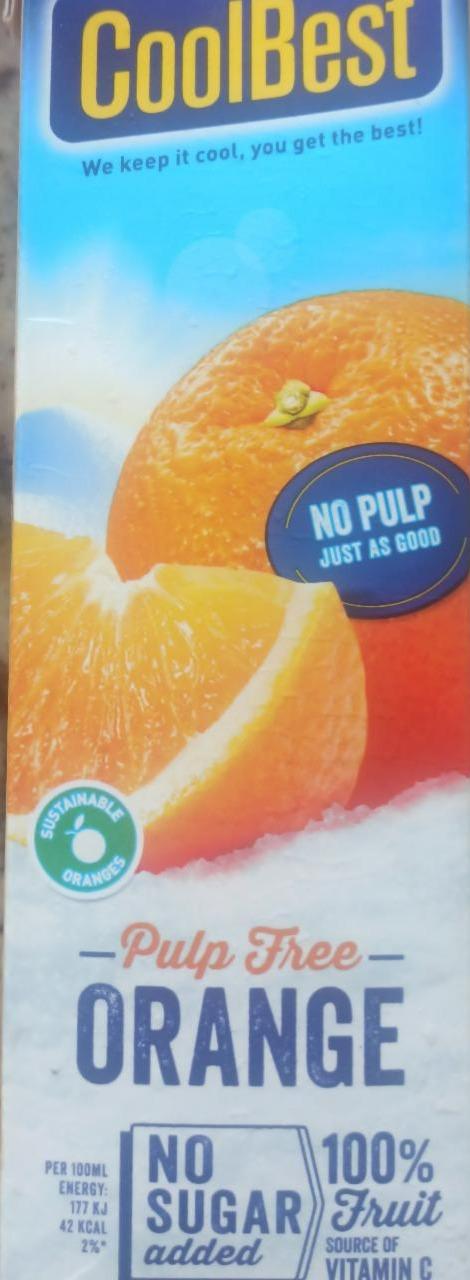 Fotografie - Pulp Free Orange CoolBest