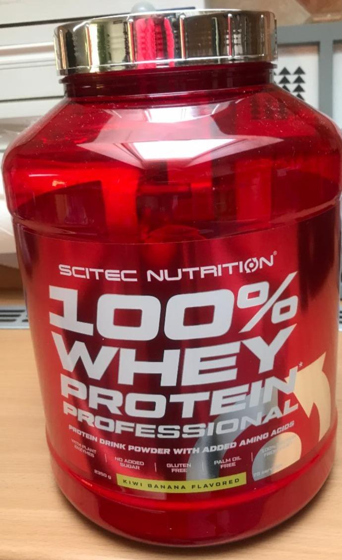 Fotografie - 100% Whey Protein Professional Kiwi Banana Scitec Nutrition