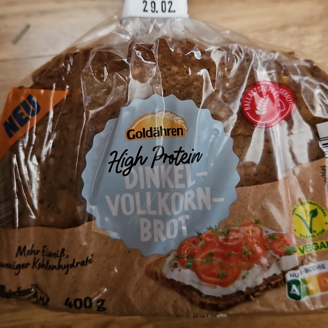 Fotografie - High Protein Dinkelvollkornbrot Goldähren