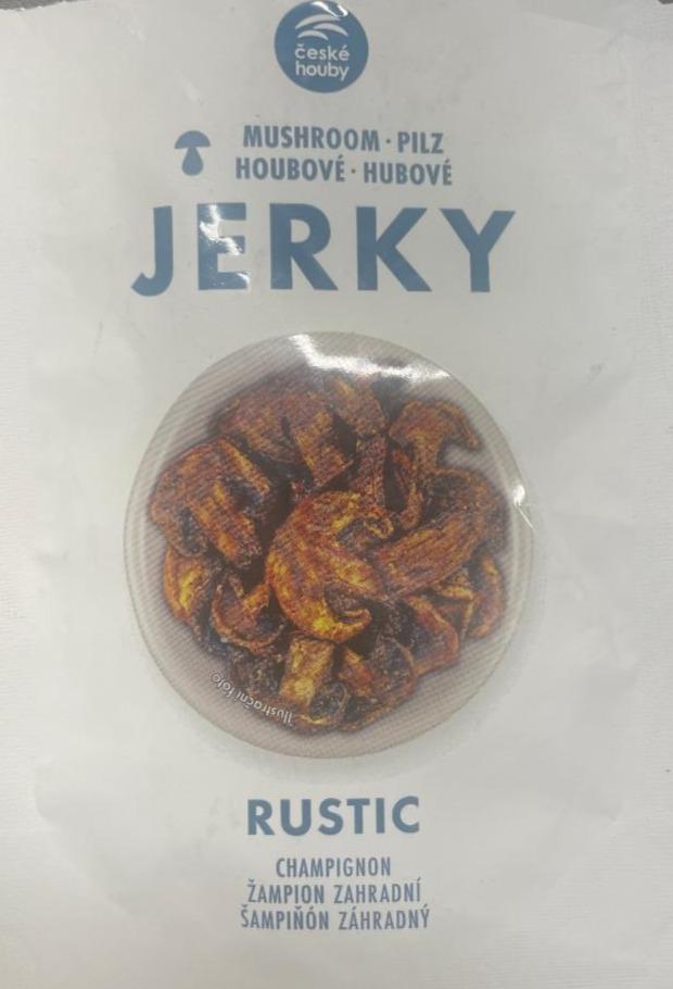 Fotografie - jerky rustic houbové