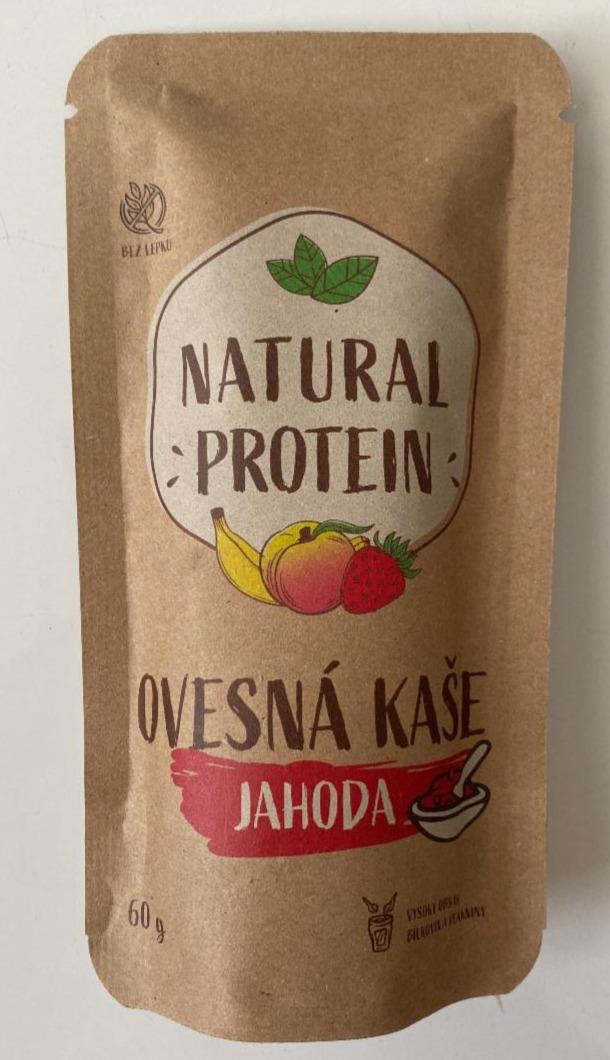 Fotografie - Ovesná kaše Jahoda Natural protein