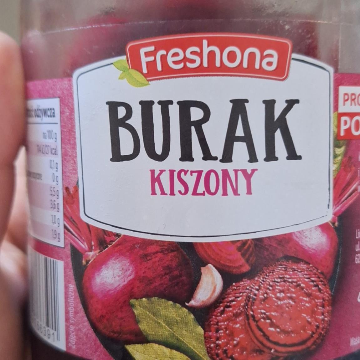 Fotografie - Burak kiszony Freshona