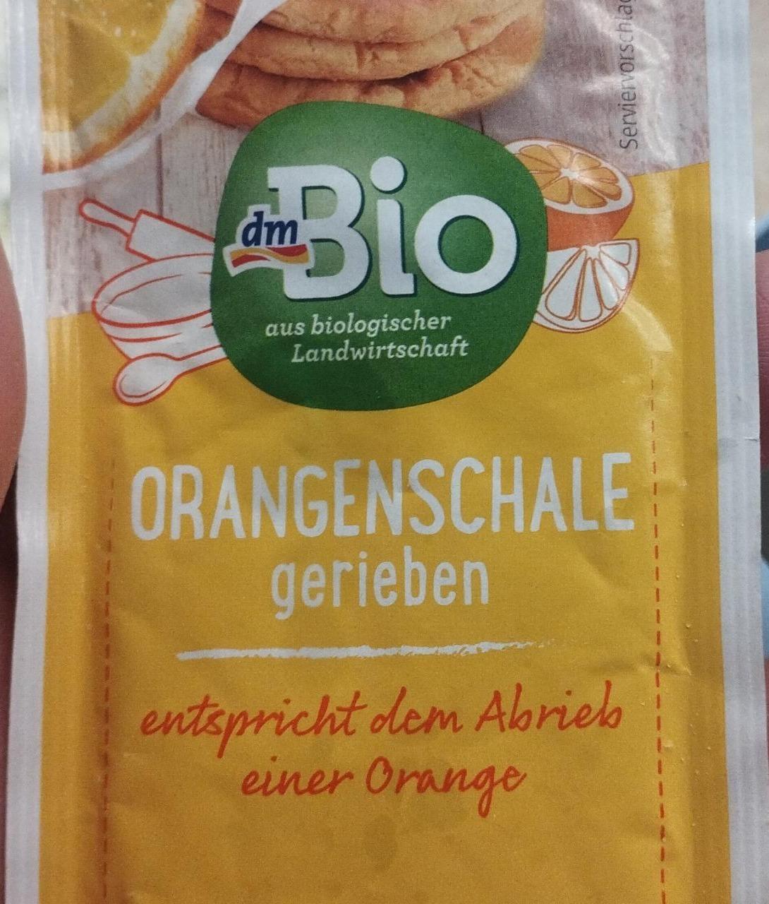 Fotografie - Orangenschale gerieben dmBio