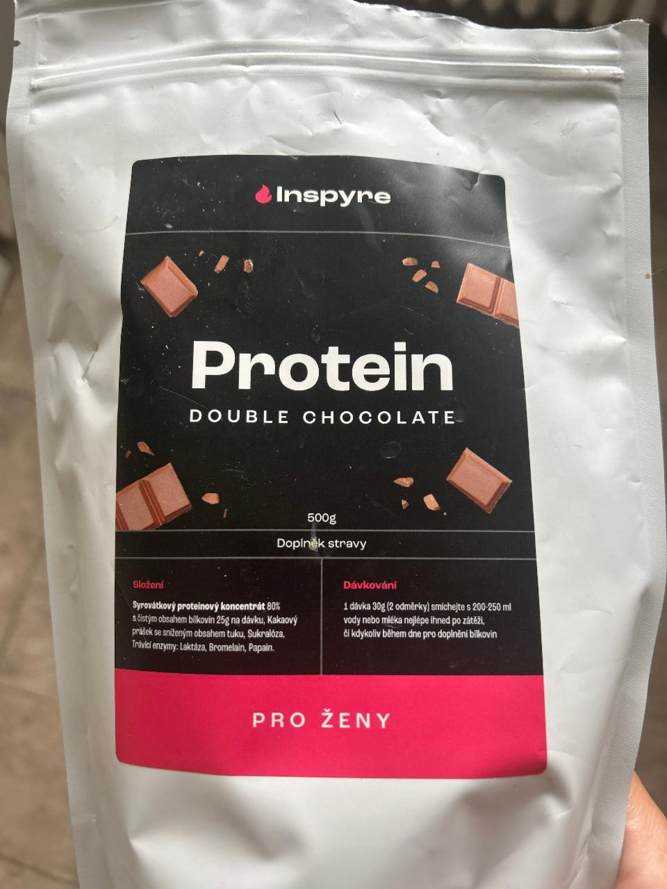 Fotografie - Protein double chocolate Inspyre