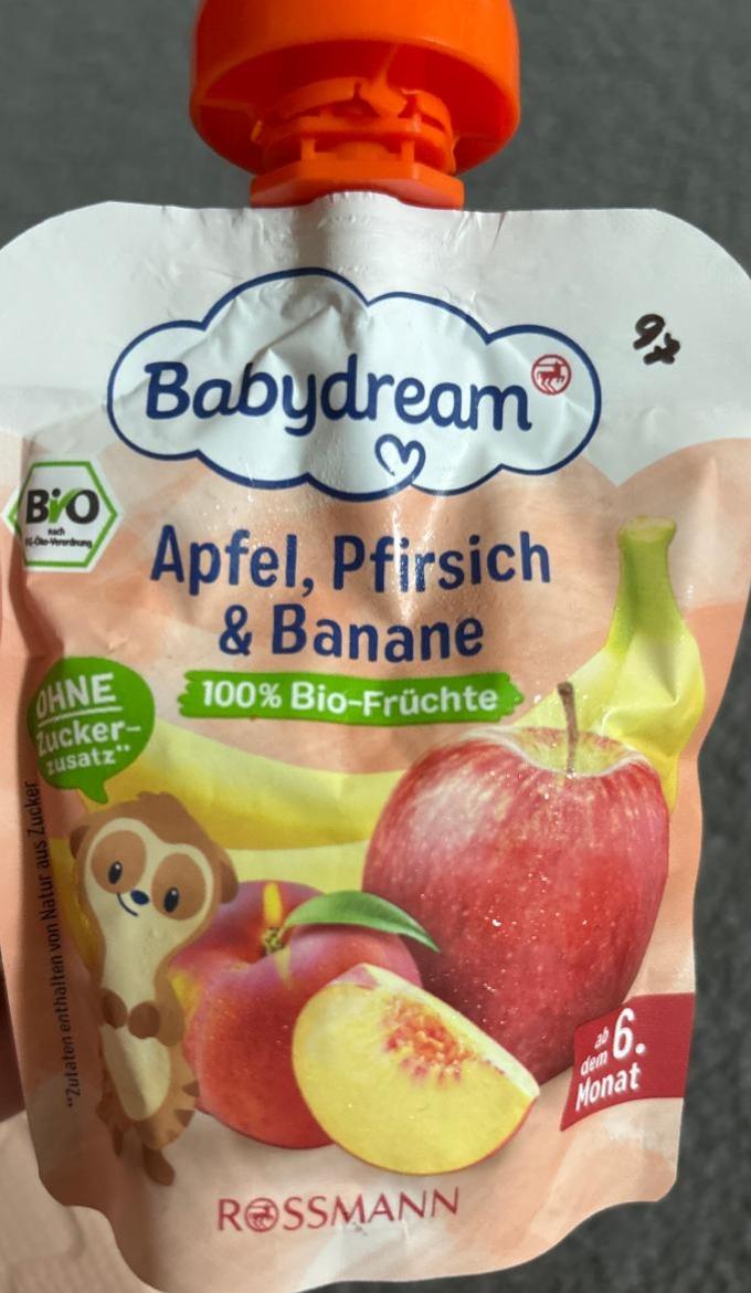 Fotografie - Apfel, Pfirsich & Banane Babydream