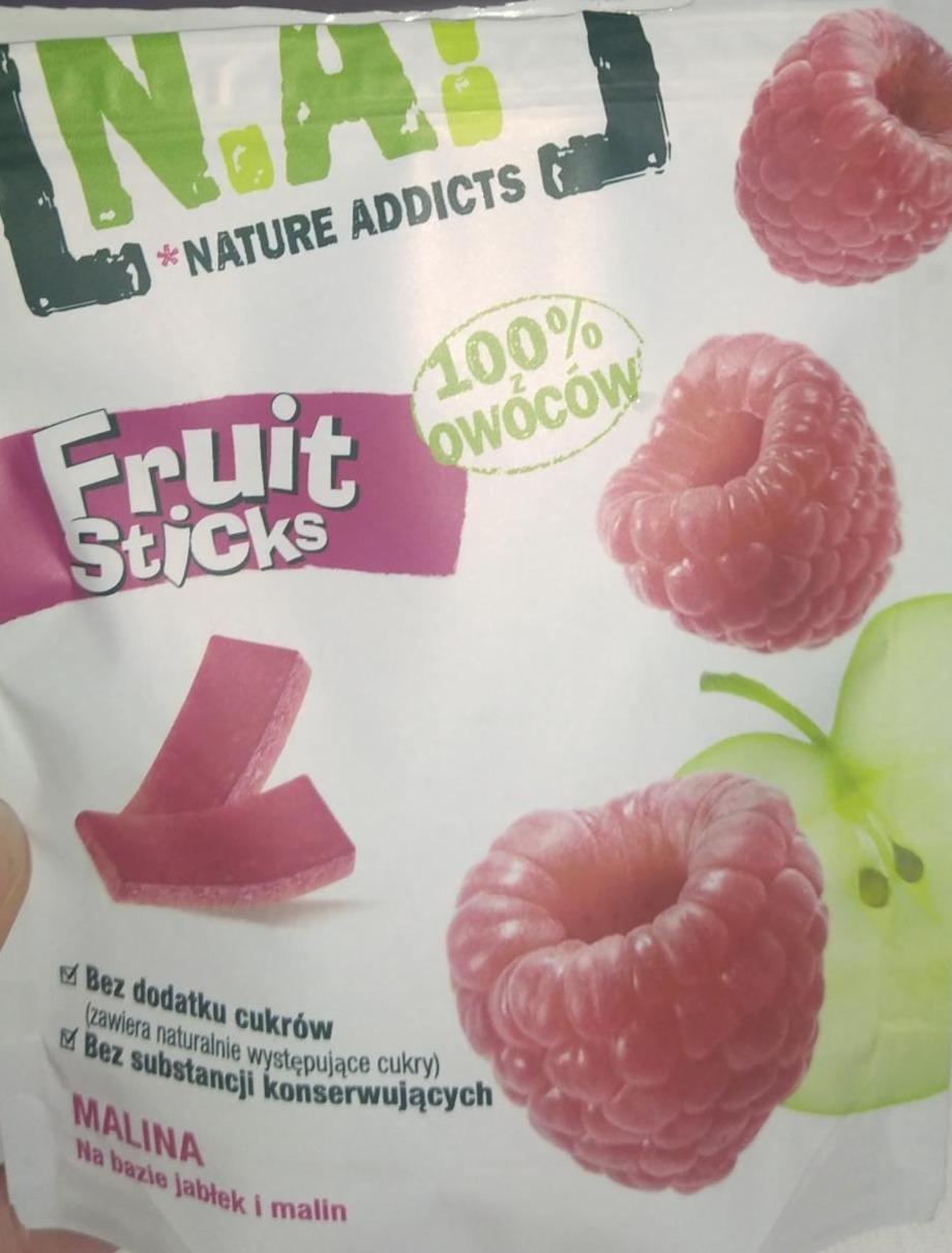 Fotografie - Fruit sticks malina żelki N.A!