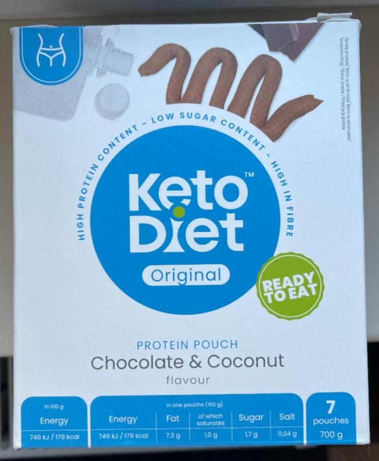 Fotografie - Protein Pouch Chocolate & Coconut KetoDiet