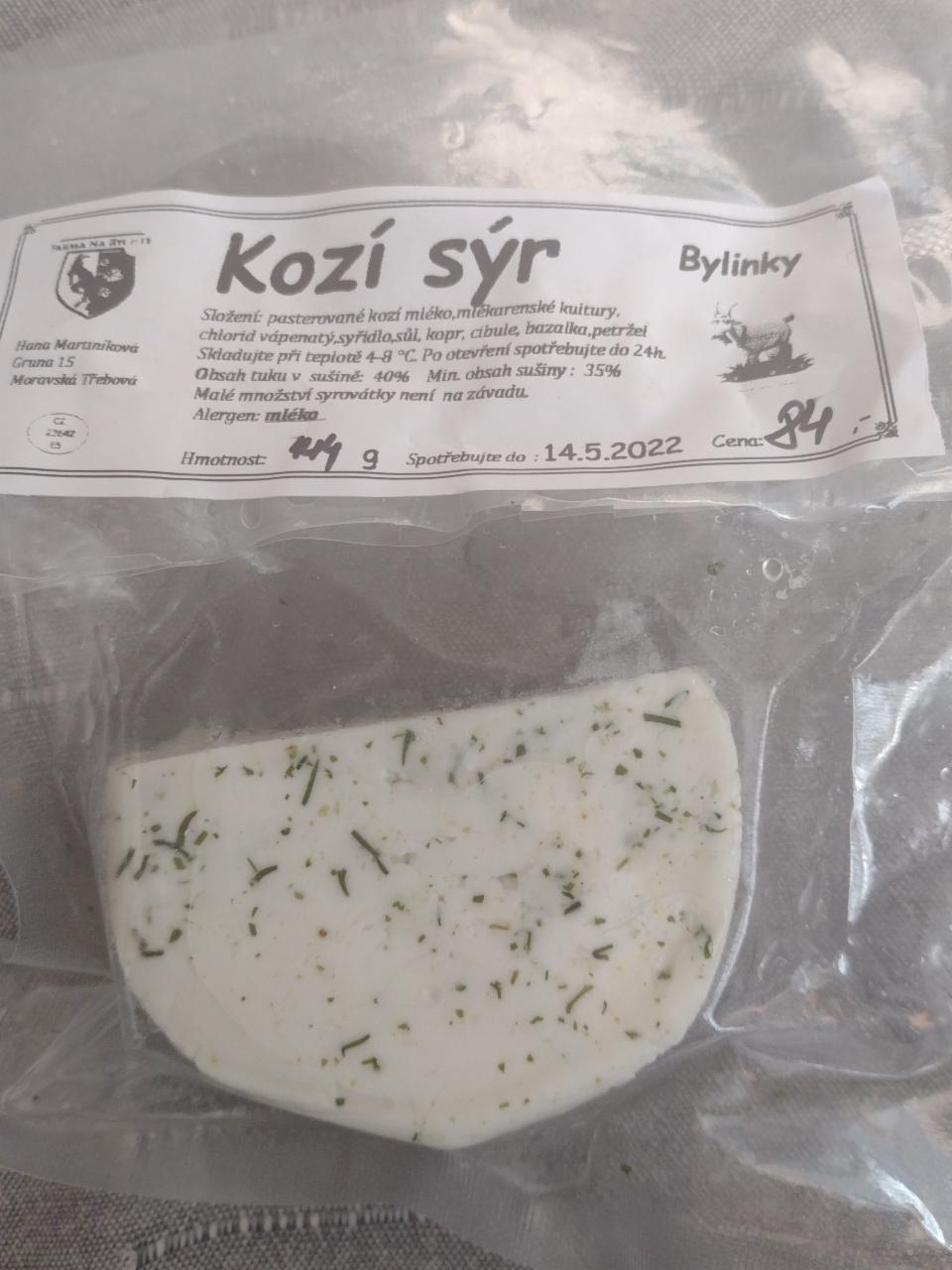 Fotografie - Kozí sýr bylinky