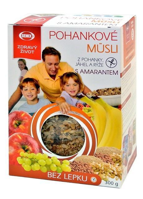 Fotografie - Pohankové Müsli s Amarantem z pohanky, jáhel a rýže Semix