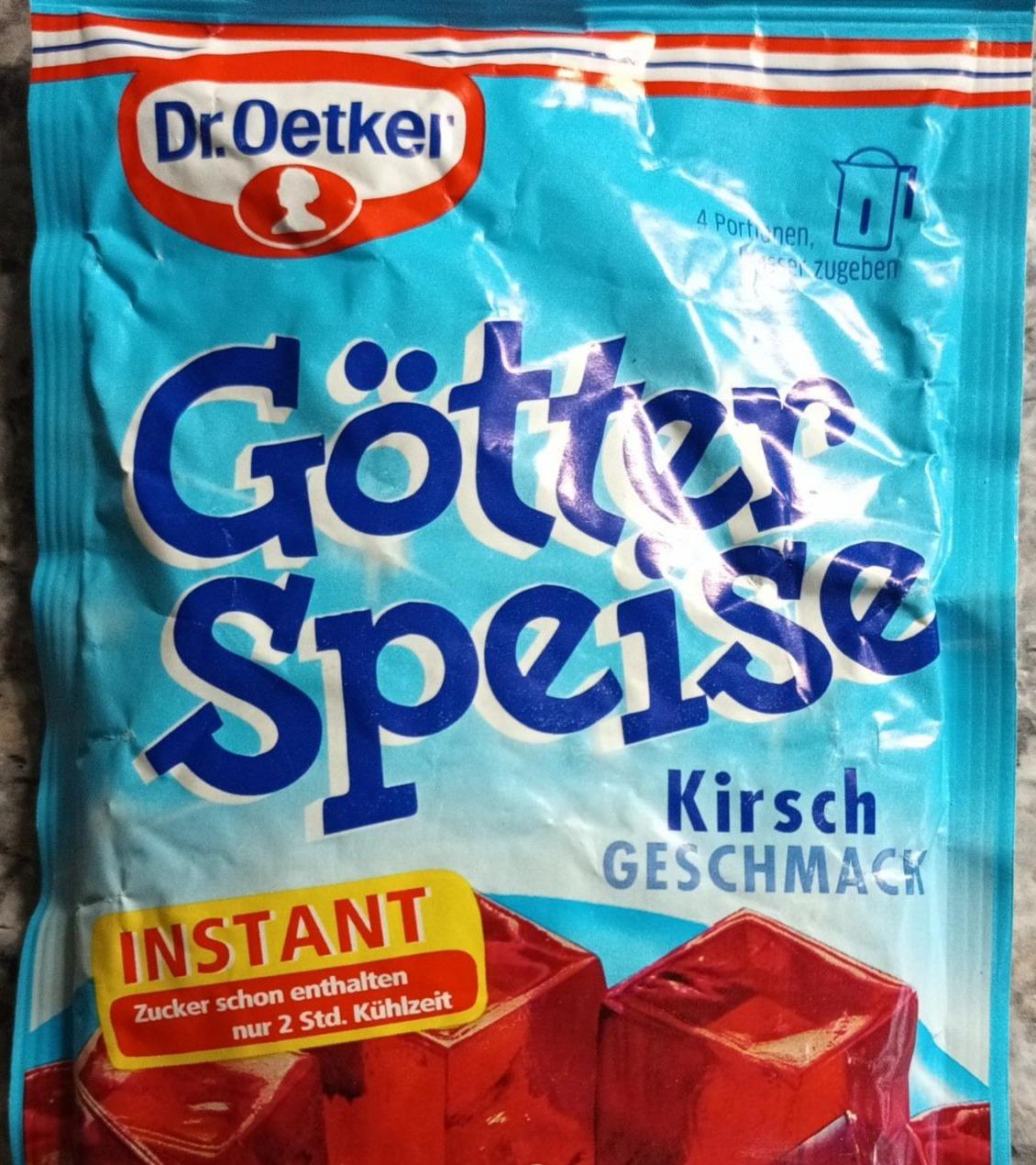 Fotografie - GötterSpeise Kirsch Geschmack Dr. Oetker