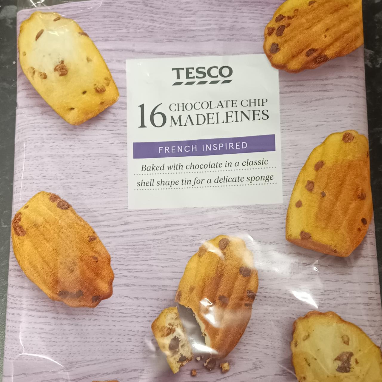 Fotografie - Chocolate chips madeleines Tesco