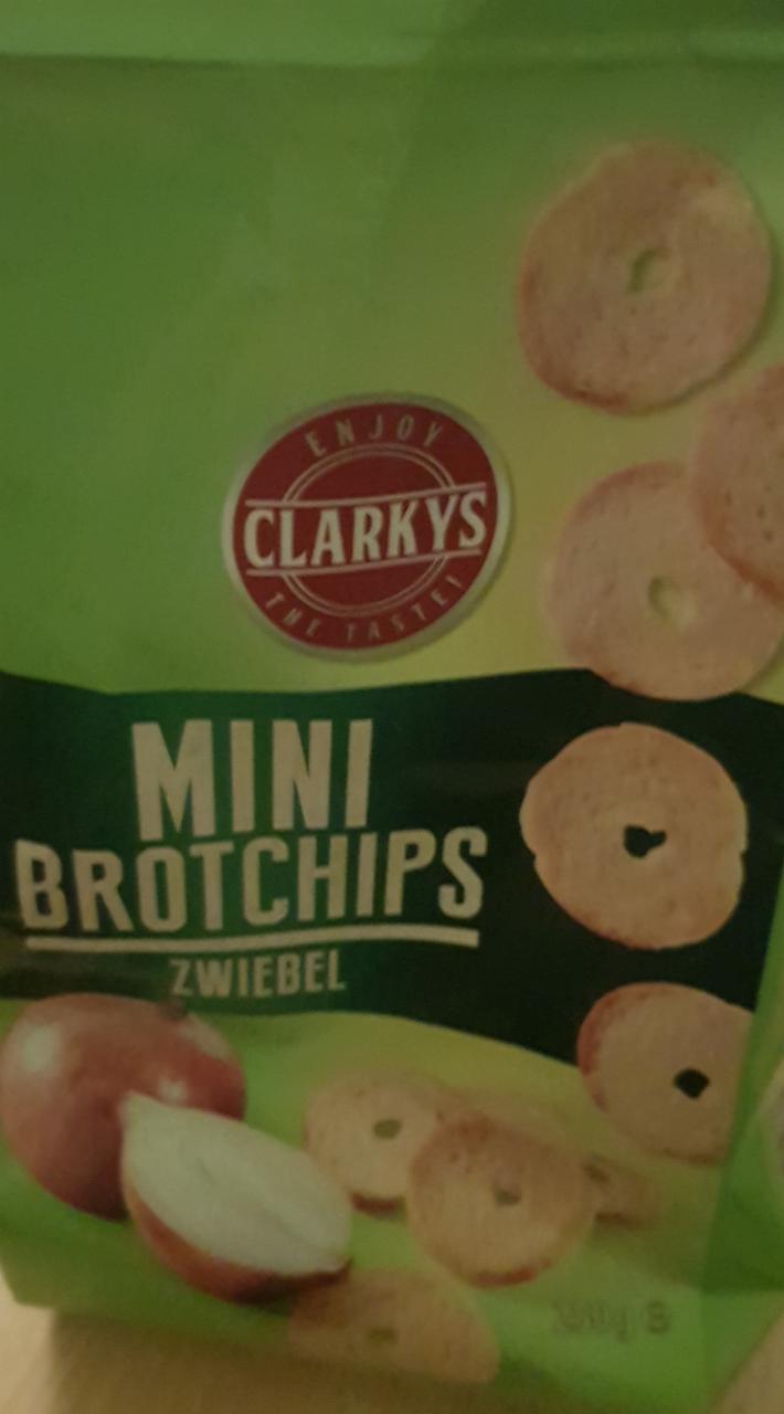 Fotografie - Mini Brotchips Zwiebel Clarky's