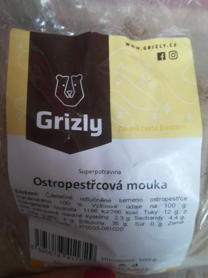 Fotografie - Ostropestřcová mouka Grizly