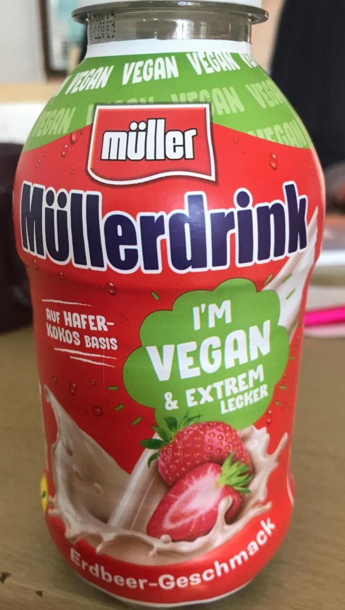 Fotografie - Müllerdrink Vegan Erdbeer-Geschmack