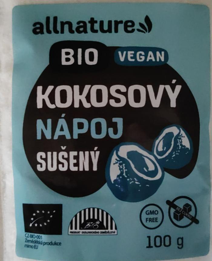 Fotografie - Bio kokosový nápoj sušený Allnature