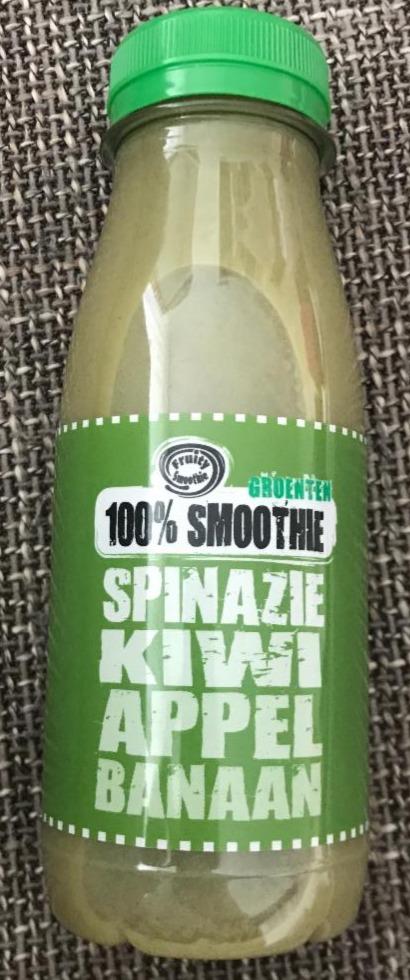 Fotografie - 100% Smoothie Spinazie Kiwi Appel Banaan Fruity King