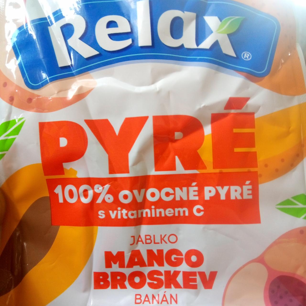 Fotografie - Pyré 100% ovocné Jablko Mango Banán Relax