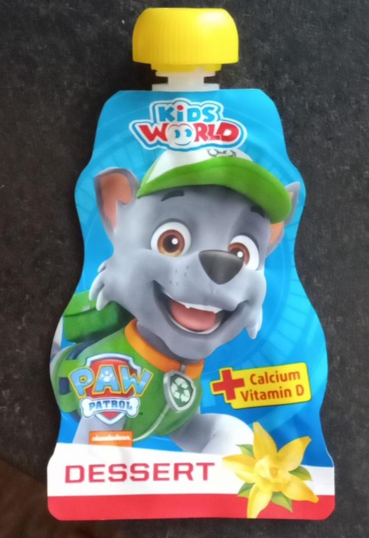 Fotografie - Kids world tvarohový dezert vanilka Paw Patrol