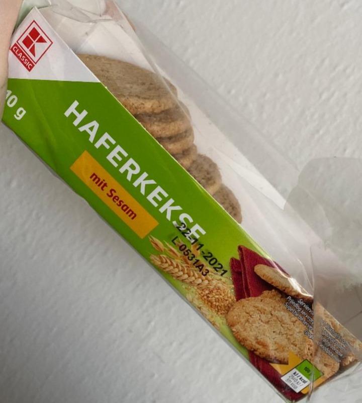 Fotografie - Haferkekse mit Sesam K-Classic