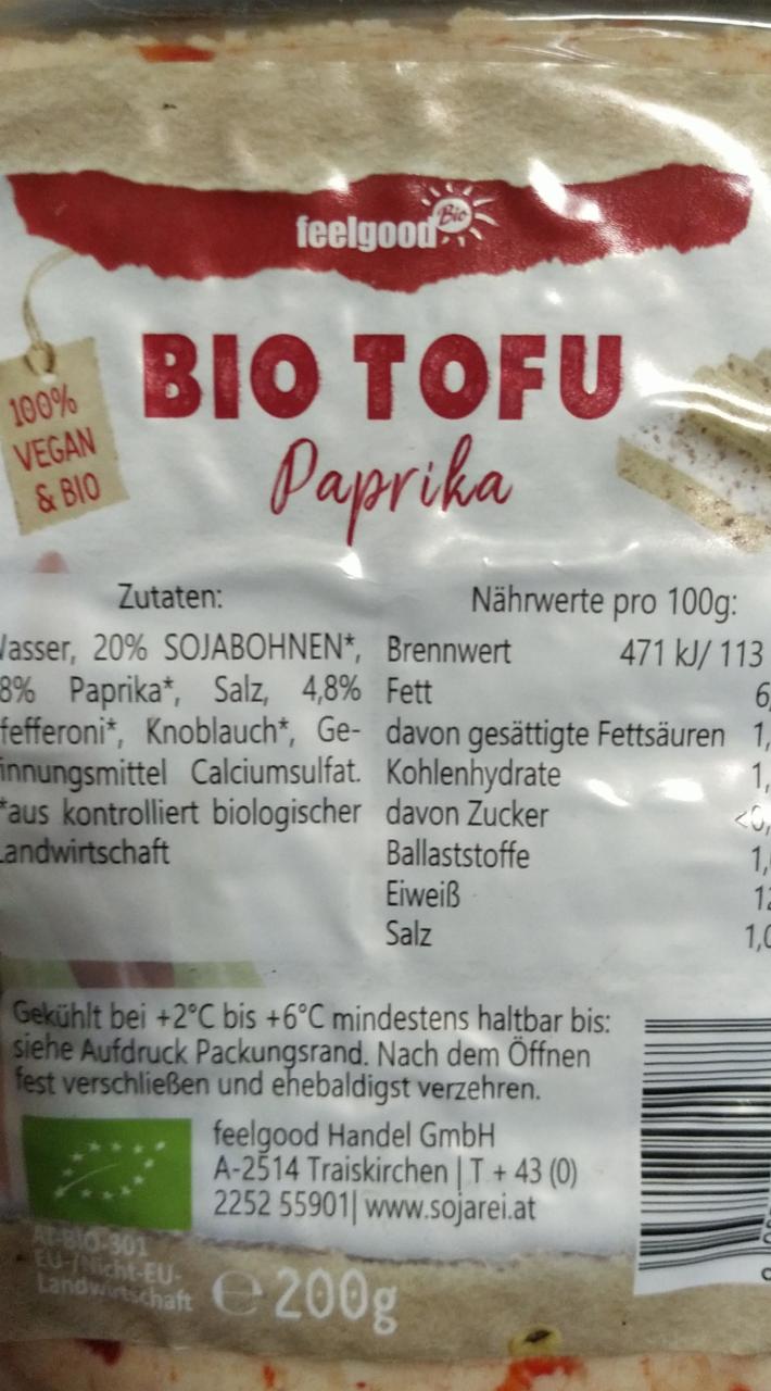 Fotografie - Bio Tofu Paprika Feelgood