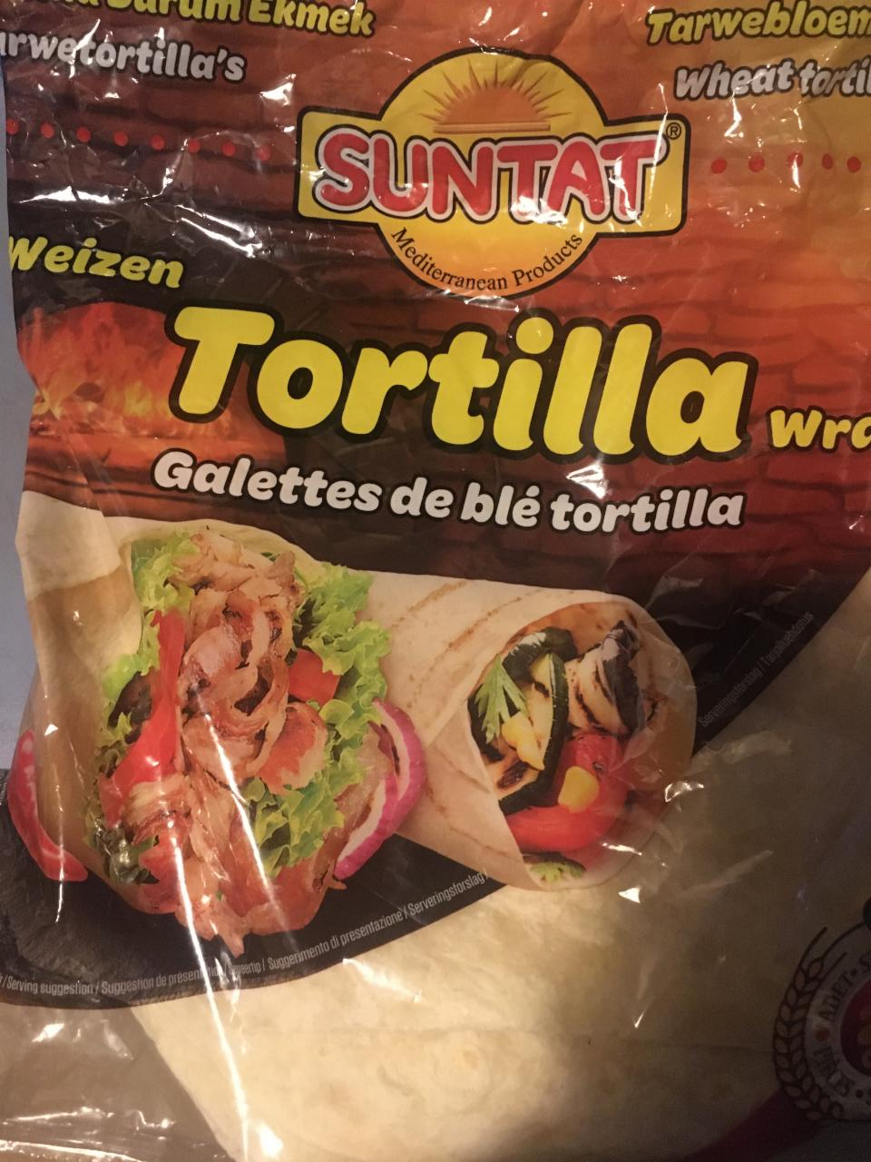 Fotografie - Weizen Tortilla wrap Suntat