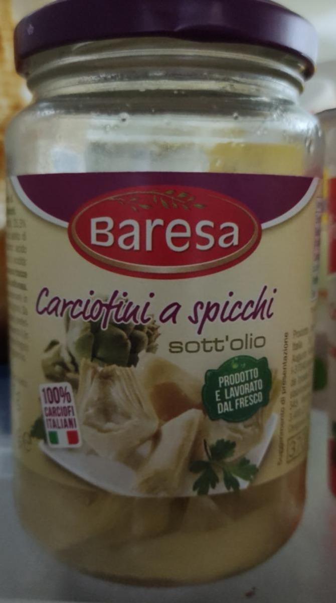 Fotografie - Carciofini a spicchi sott'olio Baresa