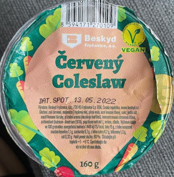 Fotografie - Červený Coleslaw Beskyd Fryčovice