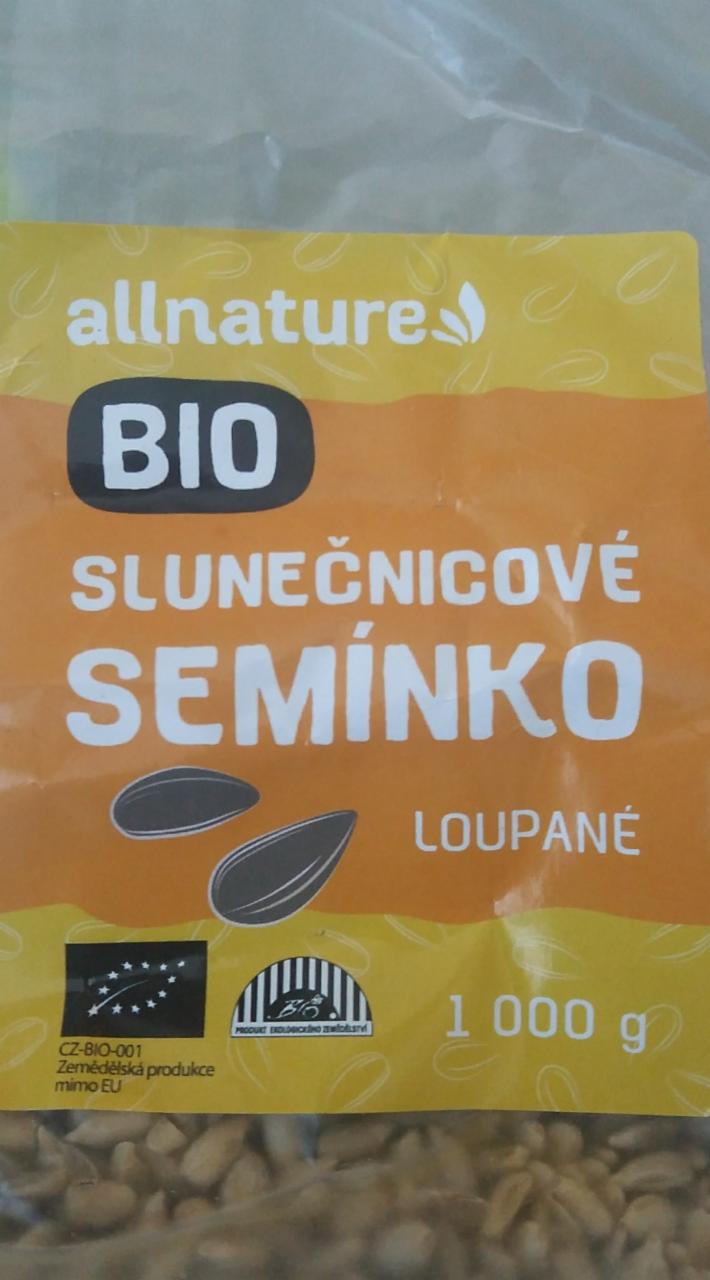 Fotografie - Bio slunečnicové semínko loupané Allnature