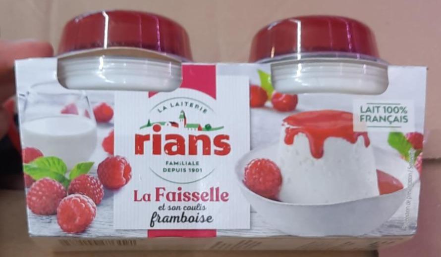 Fotografie - La Faisselle et son coulis framboise Rians